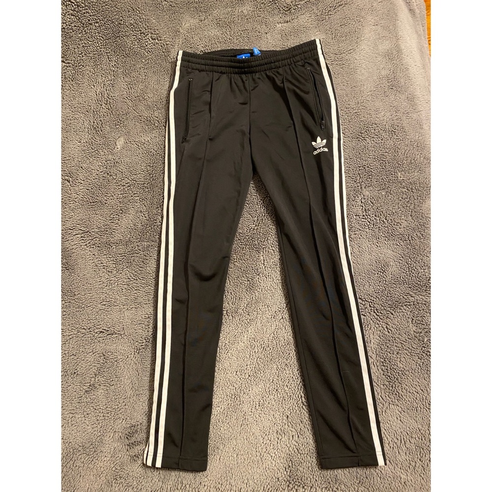 Adidas black track pants